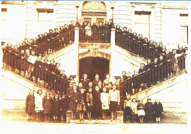 Students from the convent school