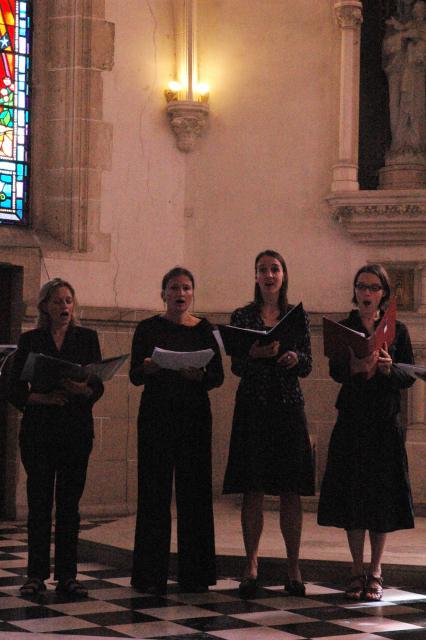 The choir during the concert