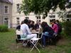 Meeting in the inner court