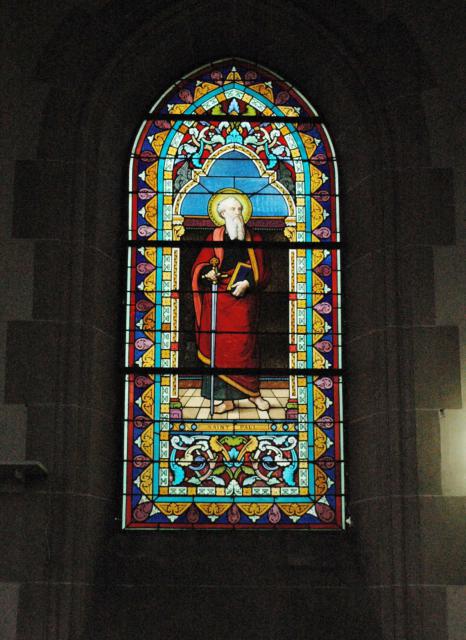 A window in the chapel